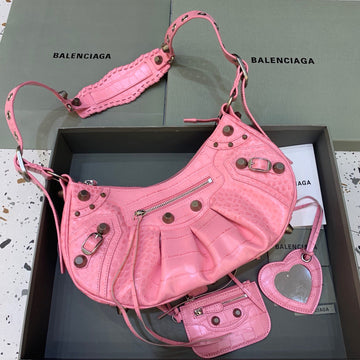 BLN-Ciaga Le Cagole XS Shoulder Bag In Pink, For Women,  Bags 13in/33Luxe Carry 67130723EBY5812