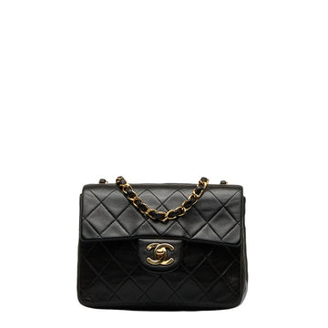 Top Quality Chanel Miniature Chain houlder Bag Black Gold  Lady Chanel