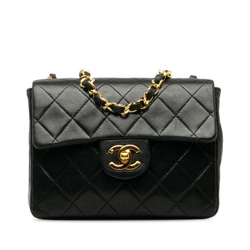 Top Quality Chanel Mini Mattress Chain houlder Bag Black   Chanel