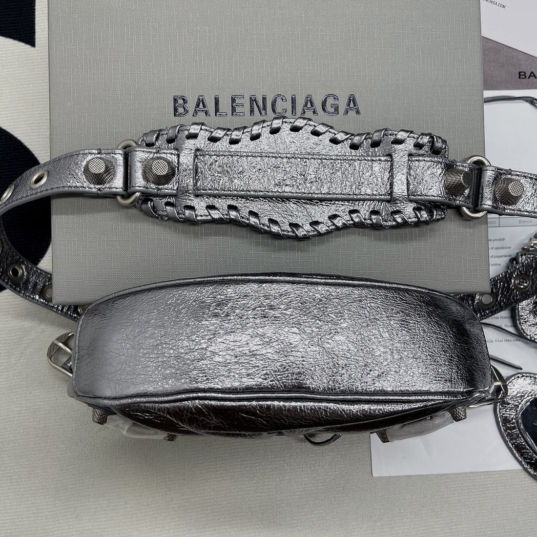 BLN-Ciaga Le Cagole XS Shoulder Bag In Grey, For Women,  Bags 10.2in/26Luxe Carry