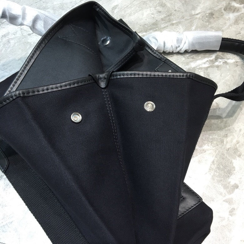 BLN-Ciaga Navy Medium Cabas Tote Bag In Black, For Women,  Bags 14.1in/36Luxe Carry