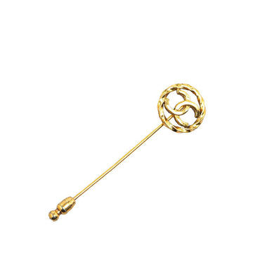 Top Quality Chanel   Coco Mark Brooch Gold Plated