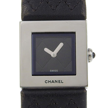 Top Quality Chanel Matelasse Quartz Watch Stainless Steel/Leather