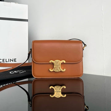 TRIOMPHE TEEN 22 CINNAMON BROWN COWHIDE by Luxe Carry