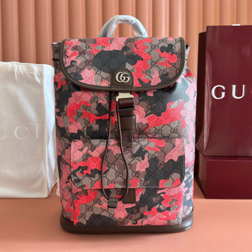 GUCCI 26S BACKPACK 46 IN MULTICOLOR COATED CANVAS 1 Luxe Carry Bags