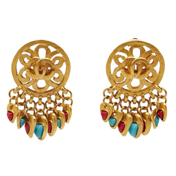 Top Quality Chanel   Coco Mark Swing Earrings Gold Plated