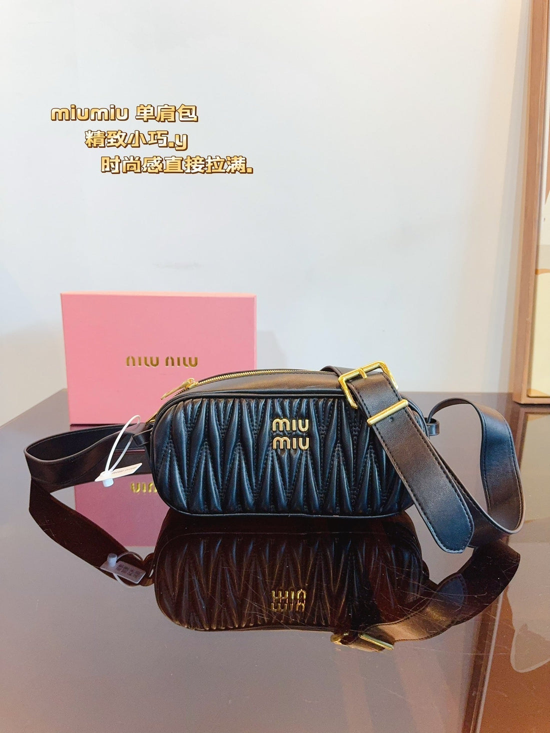 ARCADIE 27 IN BLACK NAPPA LEATHER Luxe Carry Bags