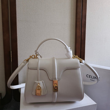 CLASSIQUE BAG 23 IN WHITE CALFSKIN GOLD HARDWARE Luxe Carry