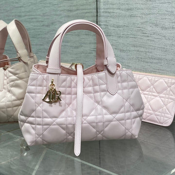 ALWAYS MINI 23 BAG IN LIGHT PINK MACROCANNAGE CALFSKIN Luxe Carry Bags