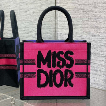 BOOK TOTE 26 CM IN COLORFUL CANVAS 226509 Luxe Carry