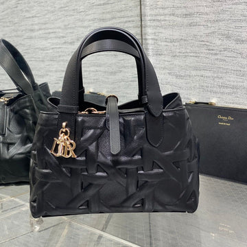 ALWAYS MINI 23 BAG IN BLACK MACROCANNAGE CALFSKIN By Luxe Carry