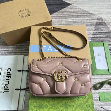 GG MARMONT MEDIUM 26 BAG IN HOT PINK LAMBSKIN Luxe Carry