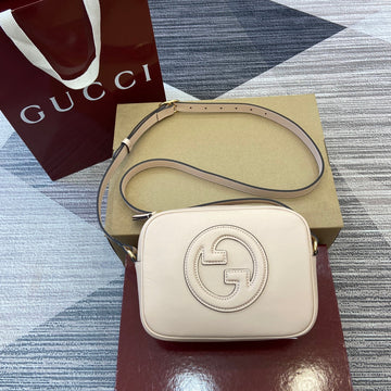 BLONDIE MINI SHOULDER BAG 21 IN WHITE CALFSKIN by Luxe Carry