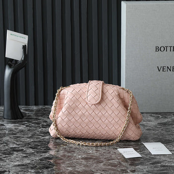LAUREN 1980 BAG 31 IN MELON PINK LAMBSKIN GOLD STRAP Luxe Carry