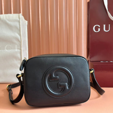 BLONDIE SMALL SHOULDER BAG 21 IN BLACK SMOOTH CALFSKIN by Luxe Carry