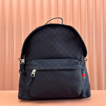 MEDIUM BACKPACK 42 IN BLACK GG CANVAS Luxe Carry Bags