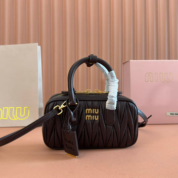 ARCADIE MINI BAG 19 BLACK IN MATELASSÉ NAPPA LEATHER Luxe Carry Bags