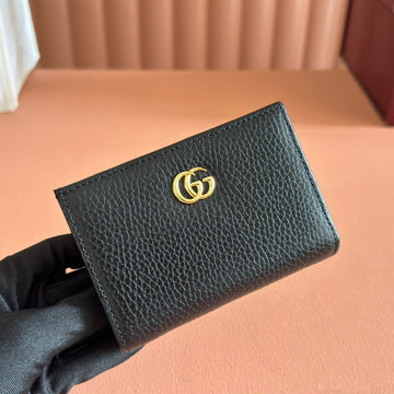GG MARMONT SMALL WALLET 11 BLACK IN CALFSKIN Luxe Carry