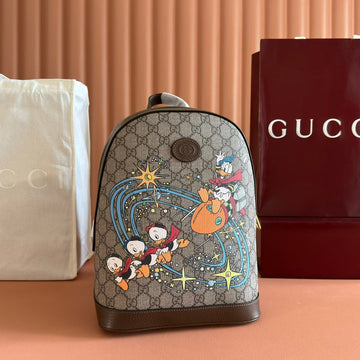 GUCCI DONALD DUCK SMALL BACKPACK 29 BROWN IN CALFSKIN by Luxe Carry