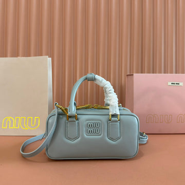 ARCADIE SMALL 22 BAG IN LIGHT BLUE CALFSKIN Luxe Carry