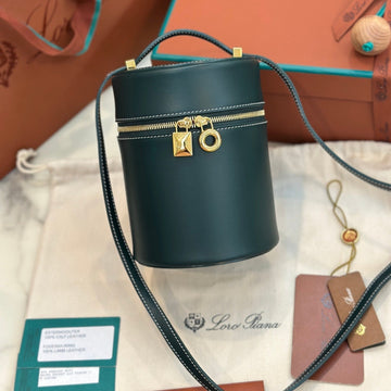EXTRA CASE MEDIUM 16 BAG IN PEACOCK BLUE SMOOTH CALFSKIN WITH GOLD HARDWARE Luxe Carry