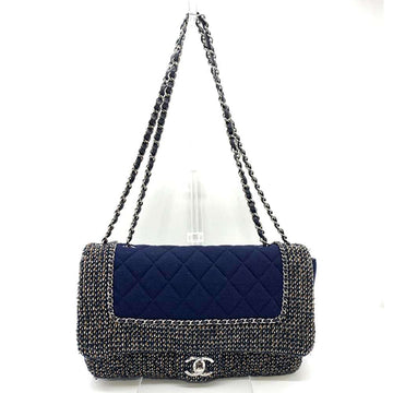Top Quality Chanel Matelasse Chain Shoulder Bag Cotton Jersey Tweed