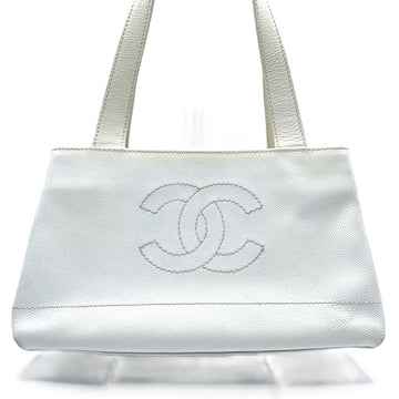 Top Quality Chanel Caviar Skin Coco Mark Tote Bag