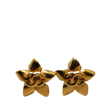 Top Quality Chanel   Coco Mark Flower Motif Clip-On Earrings