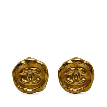 Top Quality Chanel   Coco Mark Earrings Gold Plated Women's