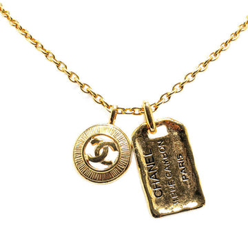 Top Quality Chanel   Coco Mark Necklace Gold Plated