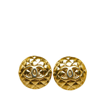 Top Quality Chanel   Coco Mark Earrings Gold Plated