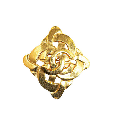 Top Quality Chanel   Coco Mark Brooch Gold Plated