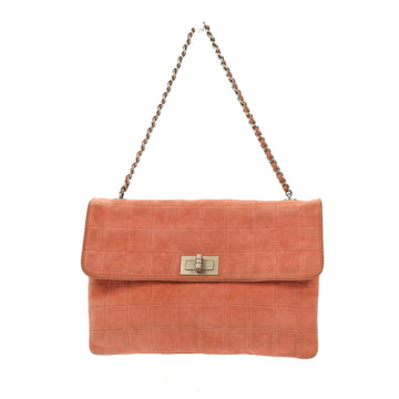 Top Quality Chanel 2.55 Shoulder Bag in Pink Suede