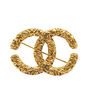 Top Quality Chanel   Coco Mark Brooch Gold Plated