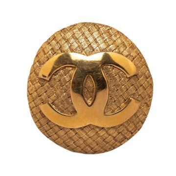 Top Quality Chanel   Coco Mark Brooch Gold Plated
