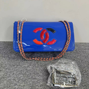 Top Quality Chanel Wallet On Chain WOC Blue