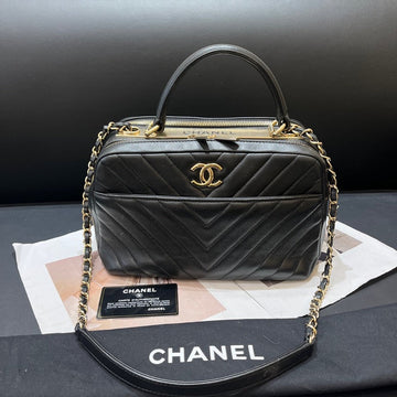 Top Quality Chanel Trendy CC Black Camera Bag 27x15x14cm