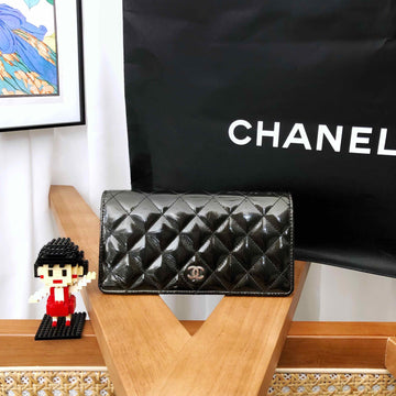 Top Quality Chanel Quilted Black Wallet