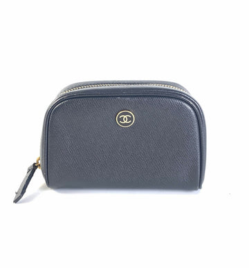 Top Quality Chanel Pouch A-6951 Black Leather Clutch