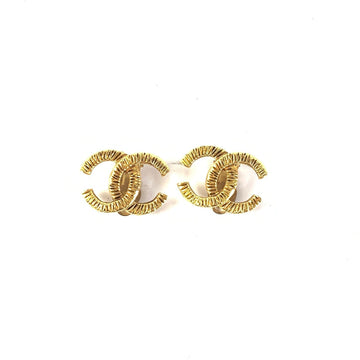 Top Quality Chanel Textured Gold Earrings A6945