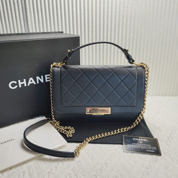 Top Quality Chanel Quilted Shoulder Bag Black - FULL SET  Top Quality Chanel bag 11896594
