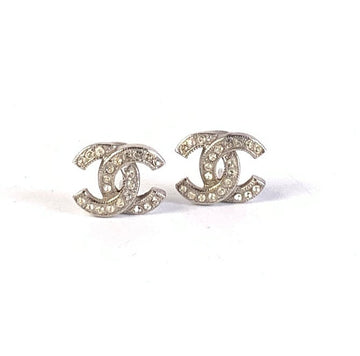 Top Quality Chanel Earrings A6975 Silver Diamond Statement