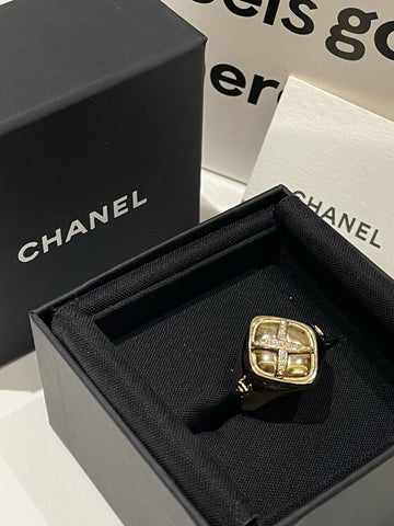 Top Quality Chanel 21B Gold Statement Ring