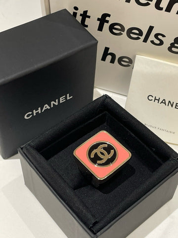 Top Quality Chanel 23C Ring Pink Gold Ring Size 7
