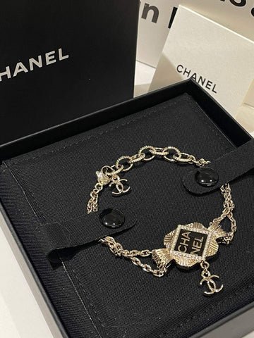 Top Quality Chanel 21A Gold Chain Bracelet (17cm) Bracelets