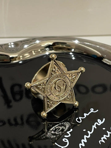 Top Quality Chanel Dallas Star Ring Silver Ring Size 6
