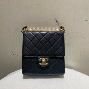 Top Quality Chanel Limited Edition Black Gold Crossbody Bag