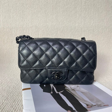 Top Quality Chanel  Classic Flap CF So Black Bag 5020601 - Black Leather Shoulder Bag