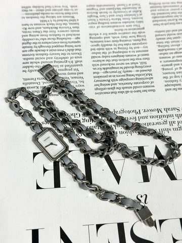 Top Quality Chanel Premiere Rock Silver Square Bracelet Watch