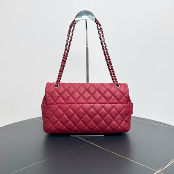 Top Quality Chanel Classic Flap Burgundy Shoulder Bag